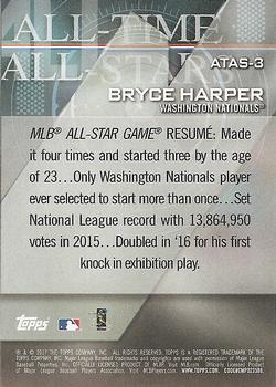 2017 Topps - All-Time All-Stars #ATAS-3 Bryce Harper Back