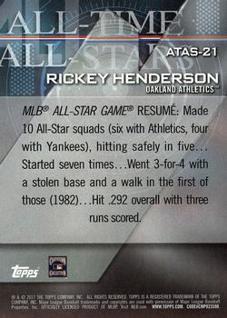 2017 Topps - All-Time All-Stars #ATAS-21 Rickey Henderson Back