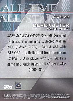 2017 Topps - All-Time All-Stars #ATAS-28 Derek Jeter Back