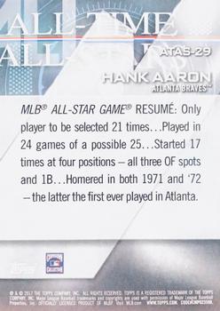 2017 Topps - All-Time All-Stars #ATAS-29 Hank Aaron Back