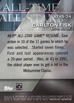 2017 Topps - All-Time All-Stars #ATAS-34 Carlton Fisk Back