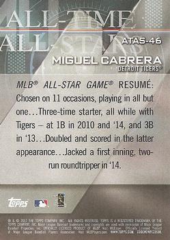 2017 Topps - All-Time All-Stars #ATAS-46 Miguel Cabrera Back