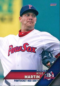 2017 Choice Pawtucket Red Sox #15 Kyle Martin Front