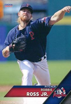 2017 Choice Pawtucket Red Sox #22 Robbie Ross Front