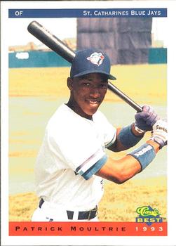 1993 Classic Best St. Catharines Blue Jays #16 Patrick Moultrie Front