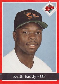1994 Baltimore Orioles Program Cards #NNO Keith Eaddy Front