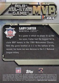 2017 Topps - All-Star Game MVP #ASM-8 Gary Carter Back