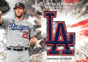 2017 Topps - Independence Day Commemorative Team Logo Patch #IDTL-CK Clayton Kershaw Front