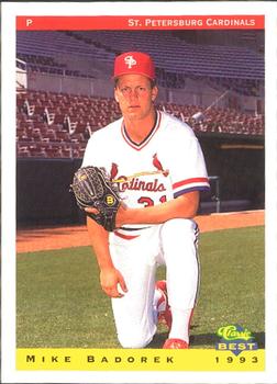 1993 Classic Best St. Petersburg Cardinals #2 Mike Badorek Front