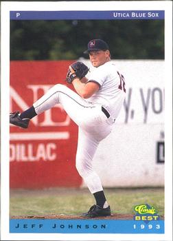1993 Classic Best Utica Blue Sox #11 Jeff Johnson Front