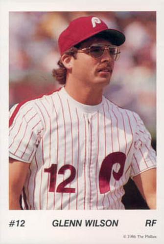 1986 Tastykake Philadelphia Phillies #NNO Glenn Wilson Front
