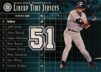 2003 Upper Deck - Lineup Time Jerseys #LT-IS Ichiro Front