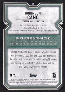 2017 Topps Museum Collection - Amethyst #25 Robinson Cano Back