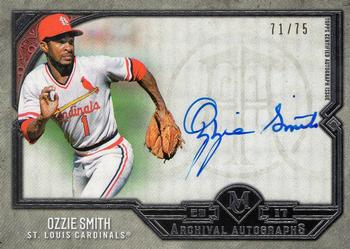 2017 Topps Museum Collection - Archival Autographs #AA-OS Ozzie Smith Front