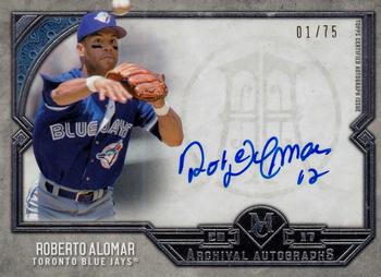 2017 Topps Museum Collection - Archival Autographs #AA-RA Roberto Alomar Front