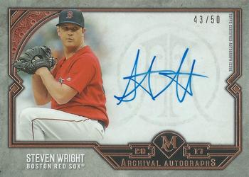 2017 Topps Museum Collection - Archival Autographs Copper #AA-SW Steven Wright Front