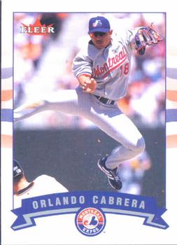 2002 Fleer #250 Orlando Cabrera Front