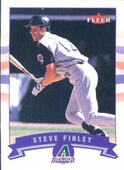 2002 Fleer #252 Steve Finley Front