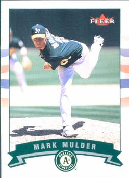 2002 Fleer #91 Mark Mulder Front