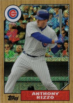 2017 Topps - 1987 Topps Baseball 30th Anniversary Chrome Silver Pack (Series Two) #87-ARI Anthony Rizzo Front