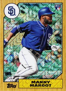2017 Topps - 1987 Topps Baseball 30th Anniversary Chrome Silver Pack (Series Two) #87-MM Manny Margot Front