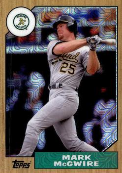 2017 Topps - 1987 Topps Baseball 30th Anniversary Chrome Silver Pack (Series Two) #87-MMG Mark McGwire Front