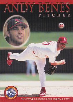 2001 St. Louis Cardinals Christian Family Day #NNO Andy Benes Front