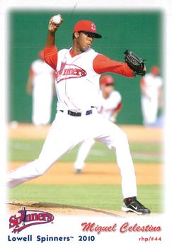2010 Grandstand Lowell Spinners #NNO Miguel Celestino Front