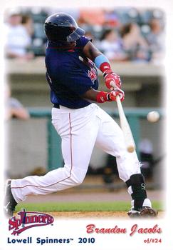2010 Grandstand Lowell Spinners #NNO Brandon Jacobs Front