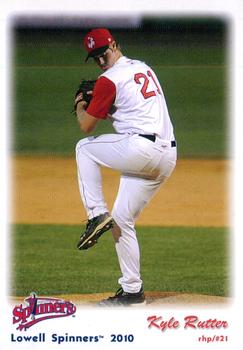 2010 Grandstand Lowell Spinners #NNO Kyle Rutter Front