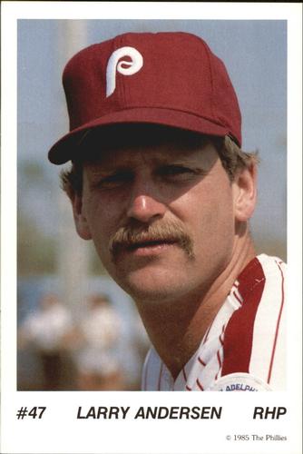 1985 Tastykake Philadelphia Phillies #NNO Larry Andersen Front