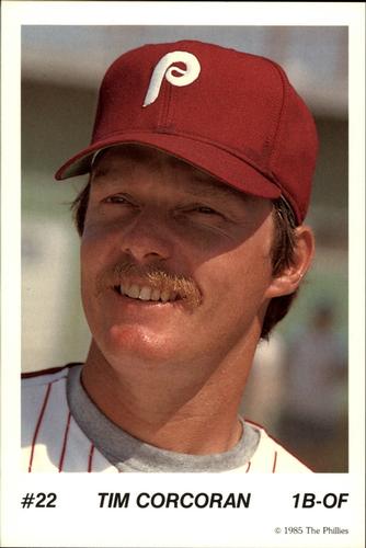 1985 Tastykake Philadelphia Phillies #NNO Tim Corcoran Front