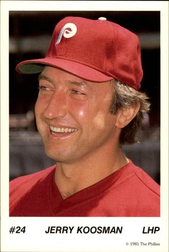 1985 Tastykake Philadelphia Phillies #NNO Jerry Koosman Front