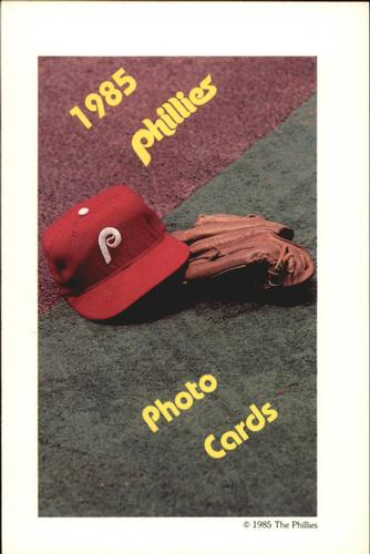 1985 Tastykake Philadelphia Phillies #NNO 1985 Phillies Photo Cards Cover Front