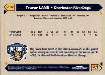 2017 Grandstand Charleston RiverDogs #NNO Trevor Lane Back