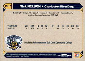 2017 Grandstand Charleston RiverDogs #NNO Nick Nelson Back