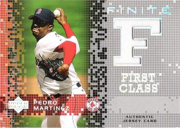 2003 Upper Deck Finite - First Class Game Jersey #FC-PM Pedro Martinez Front