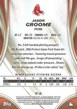 2017 Bowman Platinum - Top Prospects Black #TP-JG Jason Groome Back