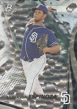 2017 Bowman Platinum - Top Prospects Ice #TP-AE Anderson Espinoza Front