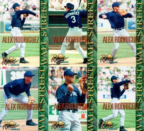 2000 Royal Rookies - 6-card Promo Sheets #NNO Alex Rodriguez Front