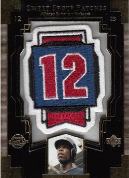 2003 Upper Deck Sweet Spot - Patches #AS1 Alfonso Soriano Front