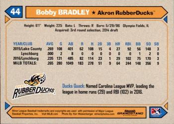 2017 Grandstand Akron RubberDucks #NNO Bobby Bradley Back