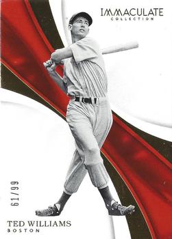 2017 Panini Immaculate Collection #21 Ted Williams Front