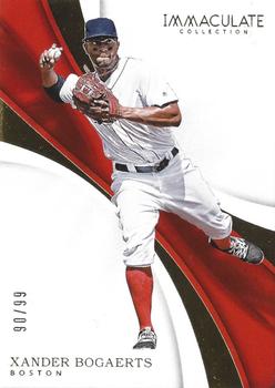 2017 Panini Immaculate Collection #35 Xander Bogaerts Front