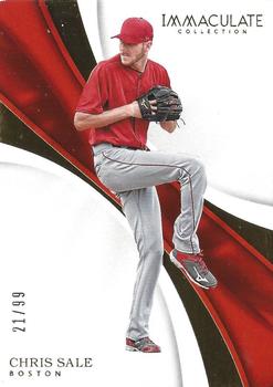 2017 Panini Immaculate Collection #36 Chris Sale Front