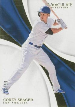 2017 Panini Immaculate Collection #65 Corey Seager Front