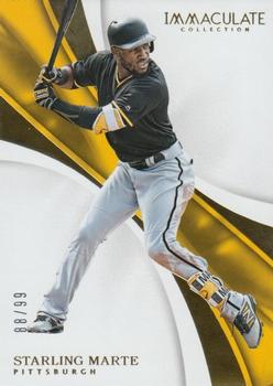 2017 Panini Immaculate Collection #79 Starling Marte Front