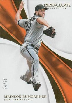 2017 Panini Immaculate Collection #80 Madison Bumgarner Front