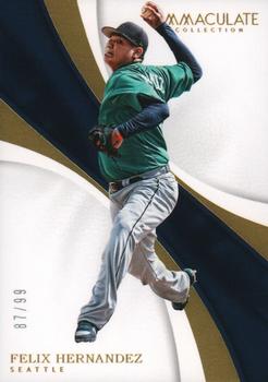 2017 Panini Immaculate Collection #83 Felix Hernandez Front