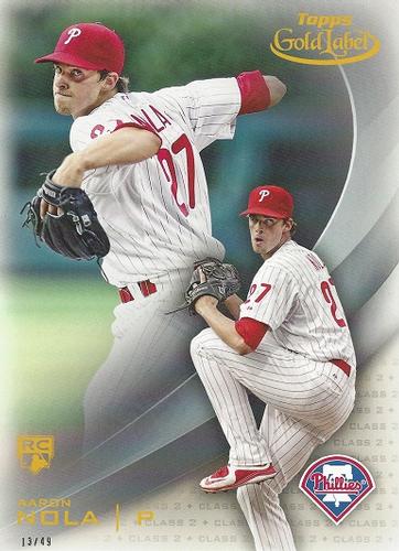 2016 Topps Gold Label 5x7 - Class 2 5x7 #77 Aaron Nola Front